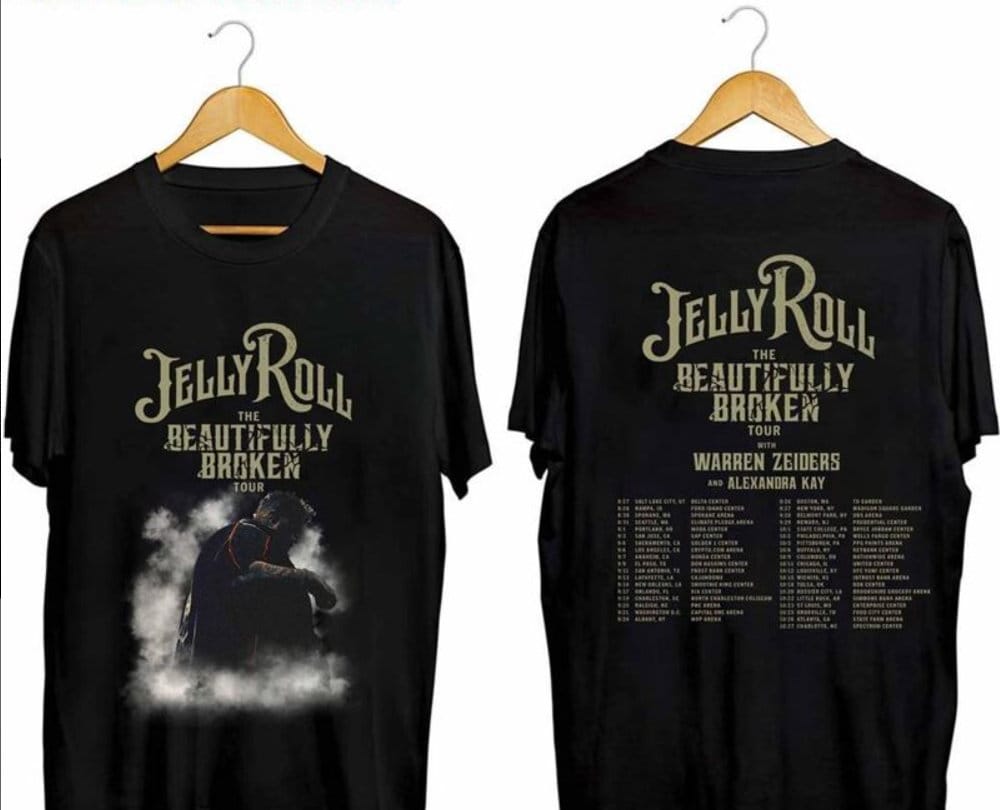 Jelly Roll The Beautifully Broken Tour 2024 Shirt