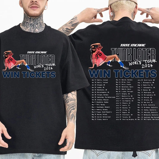 Tate Mcrae Think Later T-Shirts Fans Gift