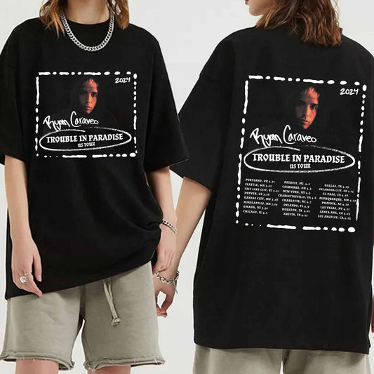 Ryan Caraveo Trouble in Paradise Tour 2024 Shirt