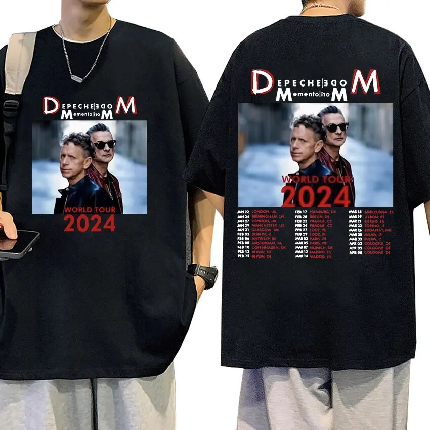 British Band Depeche Cool Mode Tour 2024 Graphic T Shirt