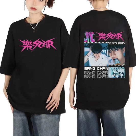 Boy Bands Stray Kids Print T-shirt Music Album
