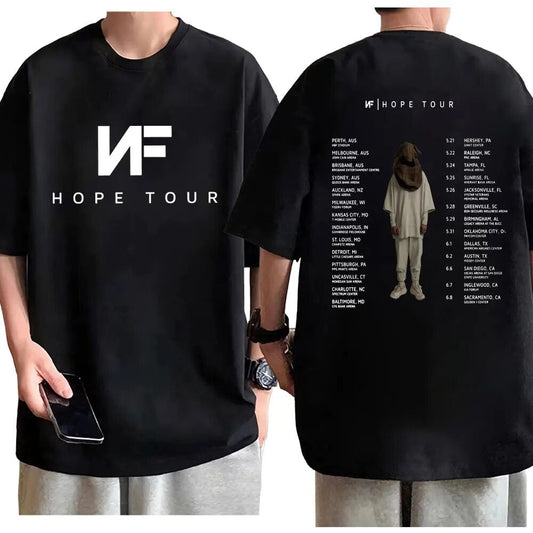 Rapper NF Hope Tour 2024 Graphic T Shirts