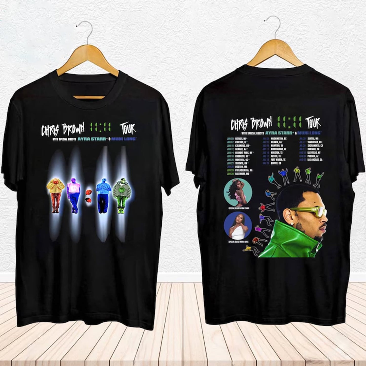 Chris Brown 11:11 Tour 2024 Shirt, Chris Brown Fan Shirt