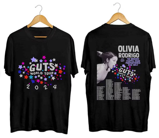 Guts Olivia World Tour 2024 Shirt, Vintage Olivia Guts Tour Shirt