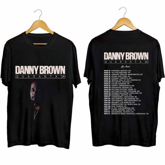 Danny Brown 2024 Tour Shirt, Danny Brown 2024 Concert, Danny Brown Fan