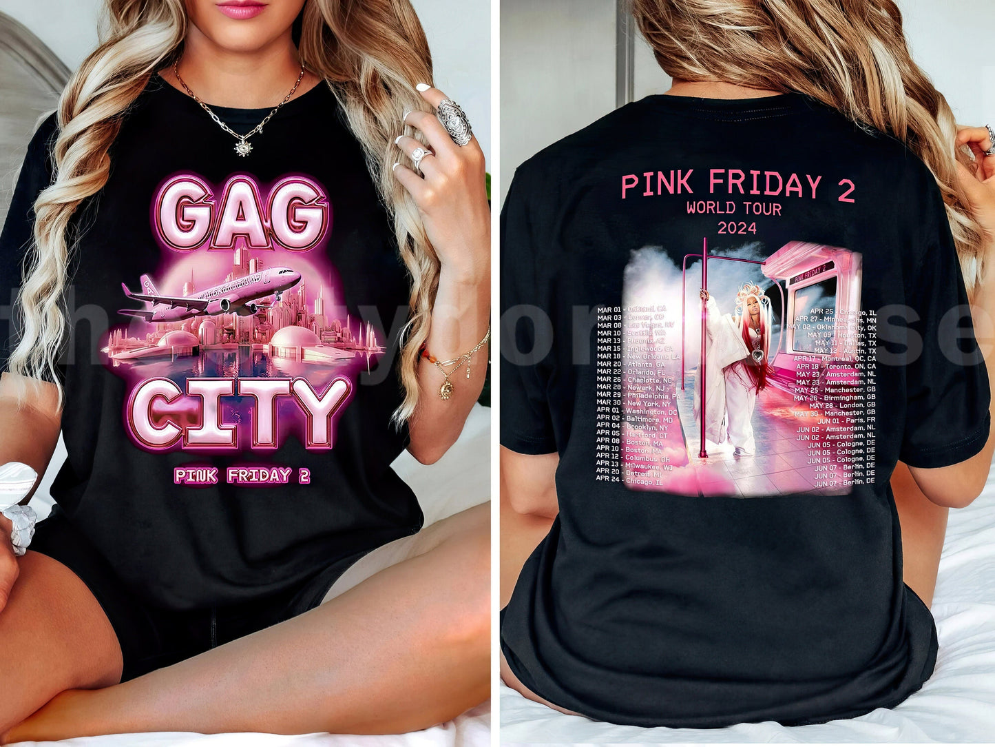 Nicki Minaj Shirt,icki Minaj Pink Friday 2 Tour Kids Shirt,Gag City Shirt,Nicki Minaj World Tour Shirt,Pink Friday Shirt