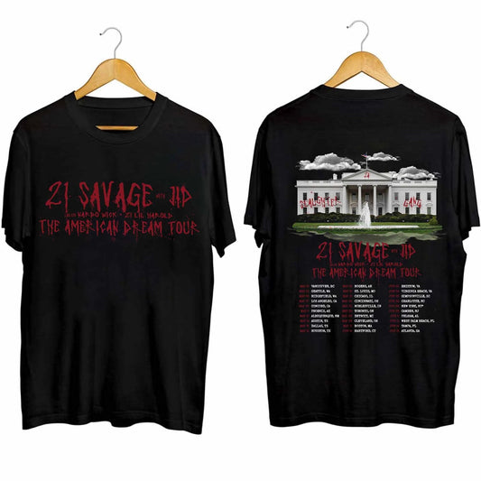 The American Dream Tour 2024 Shirt, 21 Savage Fan Shirt, The American Dream 2024 Concert Shirt