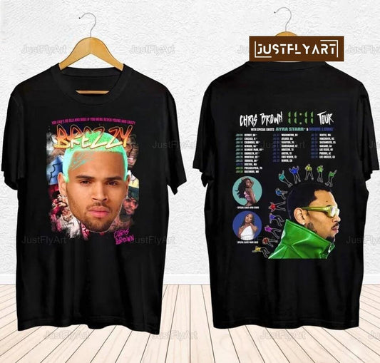 Vintage Chris Brown T-shirt, Chris Brown Album Tshirt, 11:11 Album Tshirt