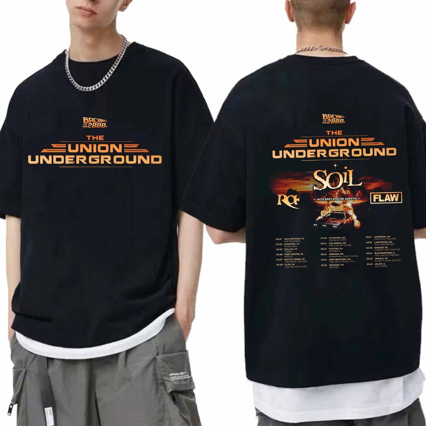 Union Underground Back To The 2000s Tour Shirt