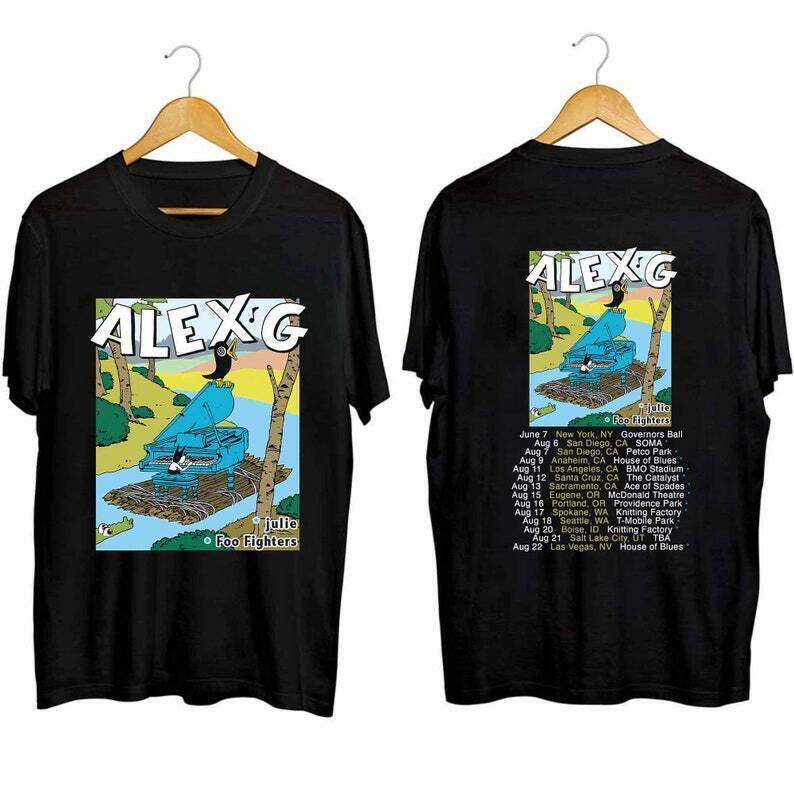 Alex G 2024 Tour Black Double Sided T-Shirt