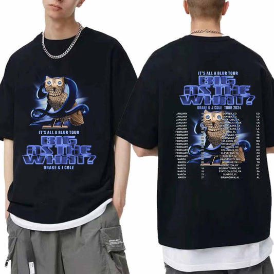 Drake J Cole It's All Blur Tour 2024 Shirt