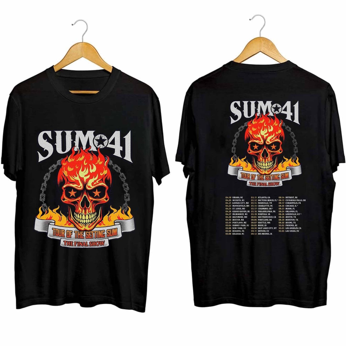 Sum 41 2024-2025 Tour Shirt