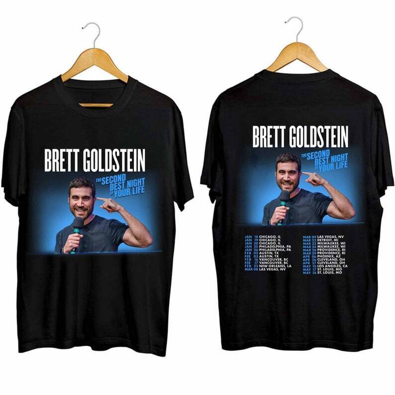 Brett Goldstein 2024 Tour Shirt, Brett Goldstein Fan Shirt