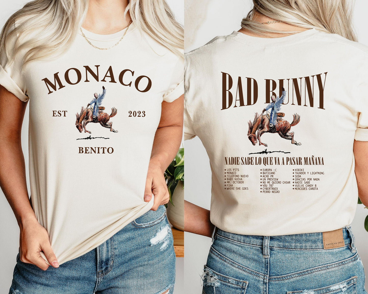 Bad Bunny Most Wanted Tour Tshirt