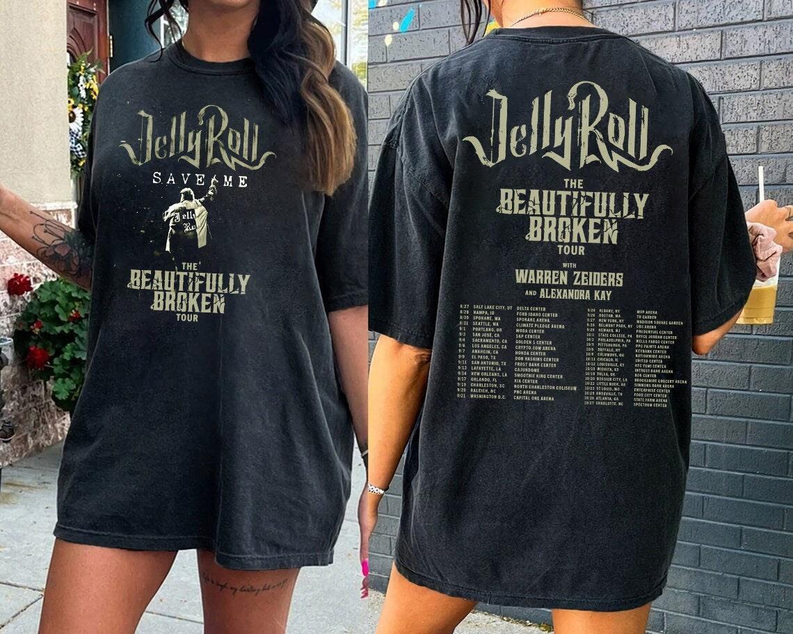 Jelly Roll 2024 Concert Shirt, The Beautifully Broken 2024 Shirt