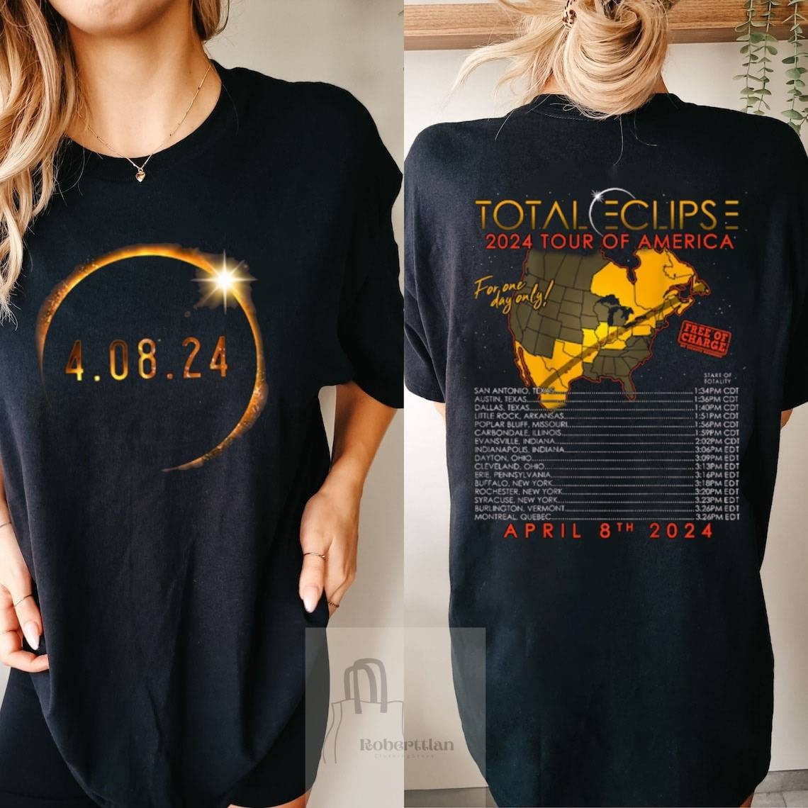 Total Solar Eclipse 2024 Shirt, Apr 8 2024