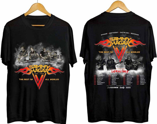 Sammy Hagar The Best of All Worlds 2024 Tour, The Red Rocker T-Shirt