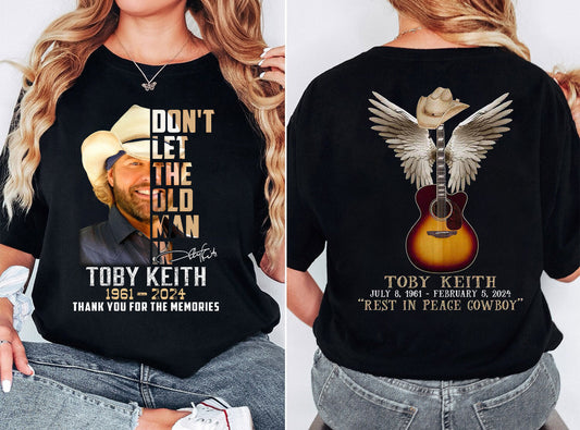 Toby Keith Memorial T-Shirt, Toby Keith Country Music Legend Tribute Shirt