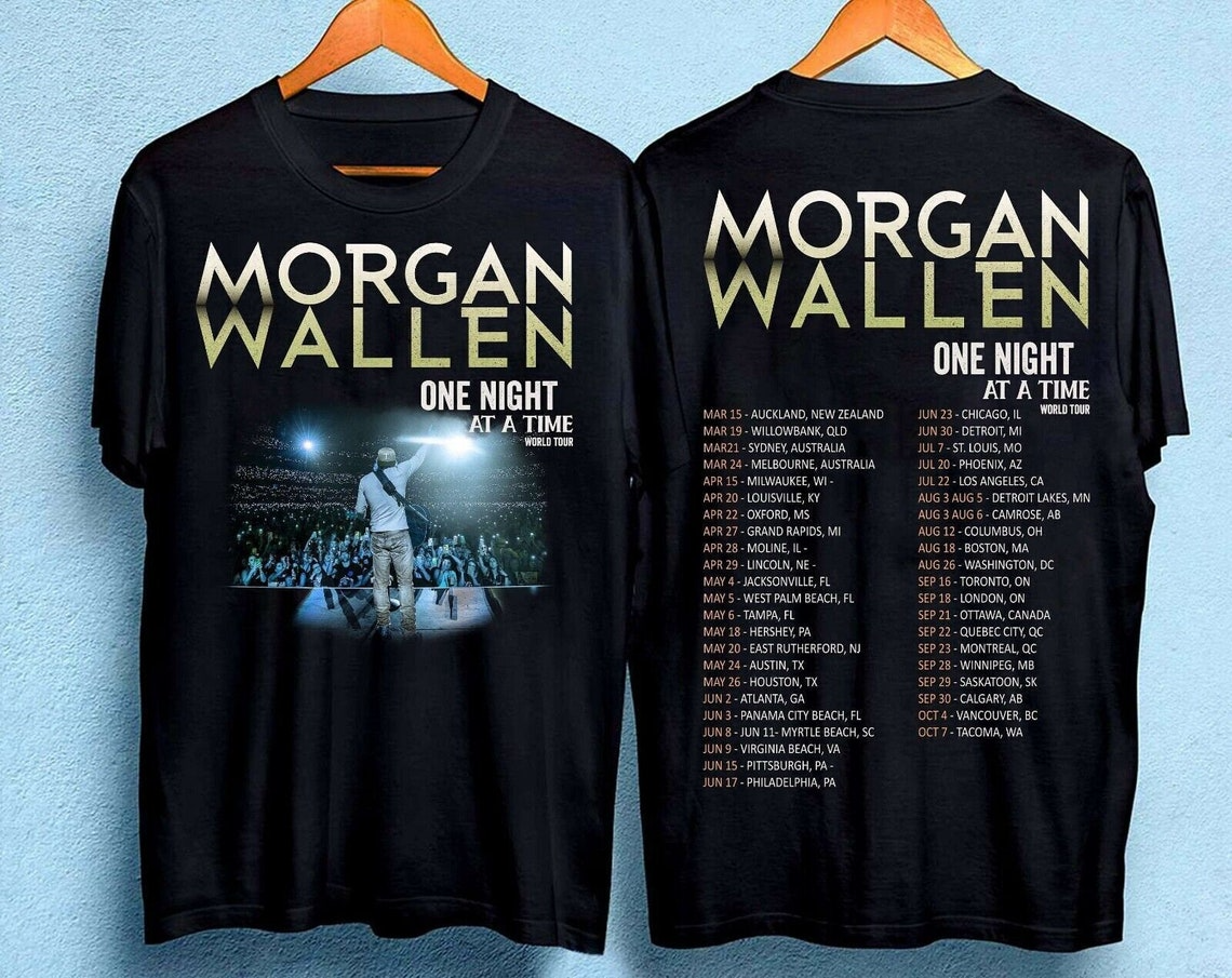 Wallen Western Tour 2024 T-Shirt, Wallen Western One Night At A Time Tour