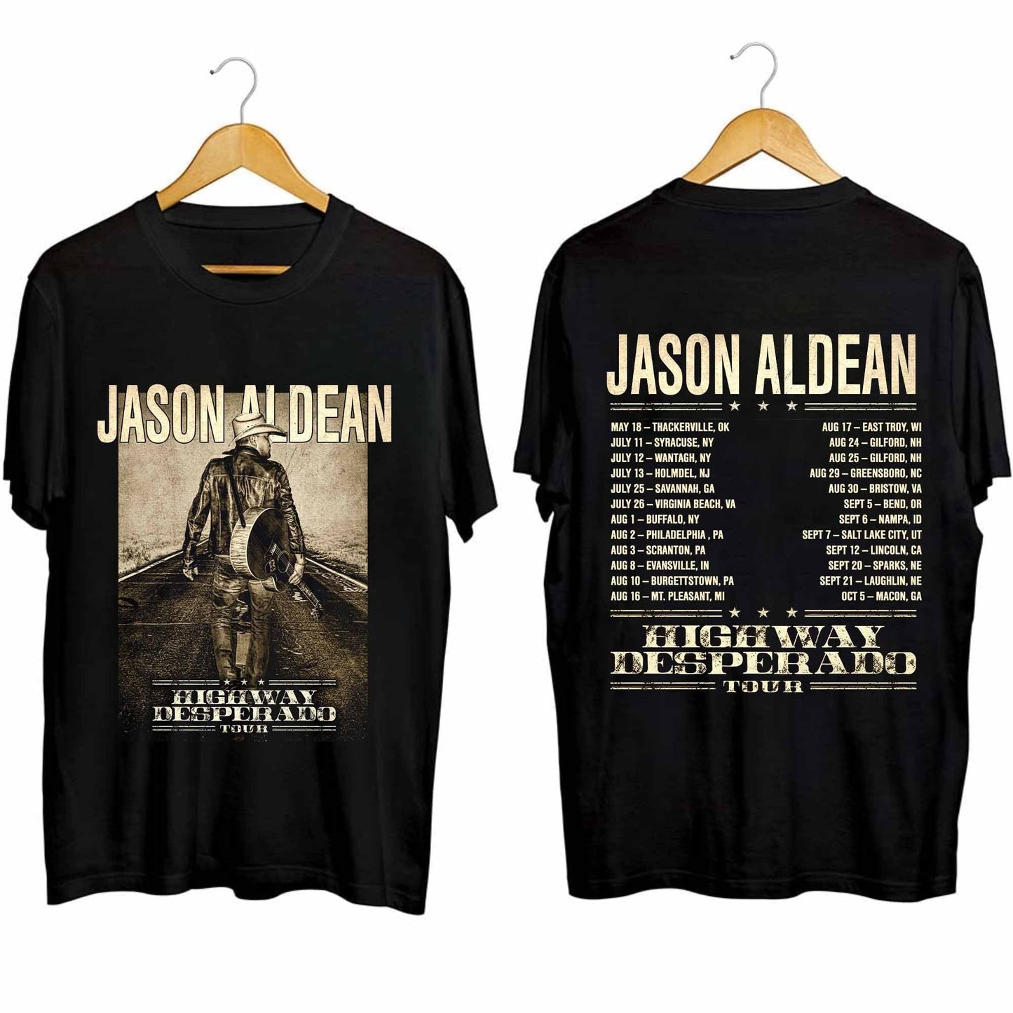 Jason Aldean Highway Desperado Tour 2024 Shirt