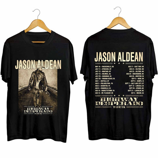 Jason Aldean Highway Desperado Tour 2024 Shirt