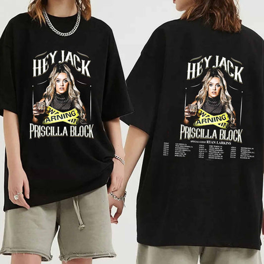 Jack Tour 2024 Shirt, Priscilla Block Fan Shirt