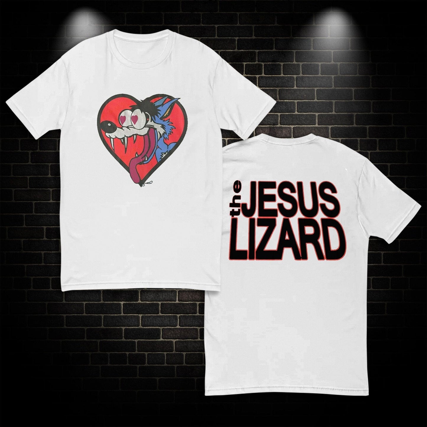 Funny Vintage Jesus Lizards Fall Winter Tour T-Shirt