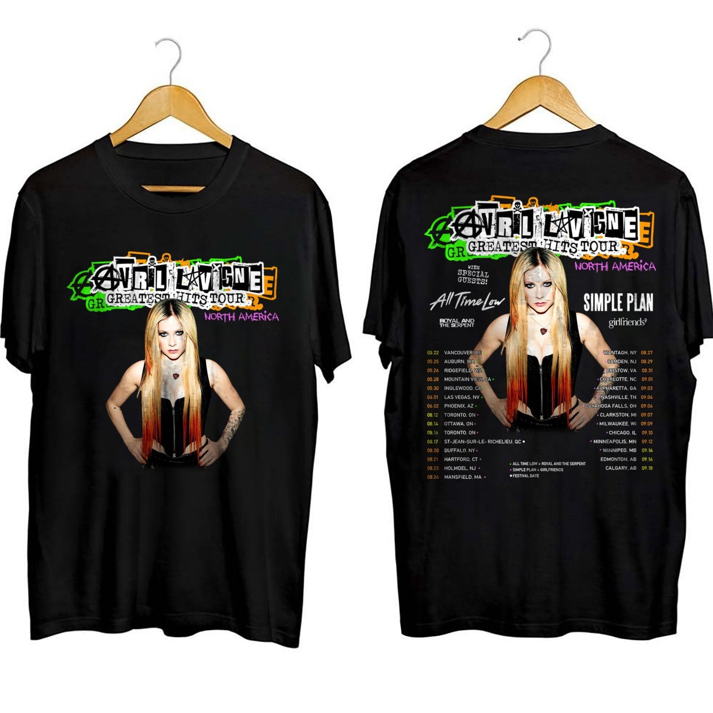 Avril Lavigne 2024 Tour Tshirt