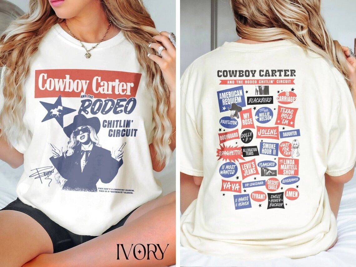 Beyonce Cowboy Carter Color T-Shirt