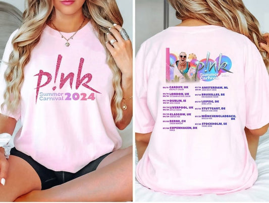 P!nk Pink Singer Summer Carnival 2024 Tour Shirt