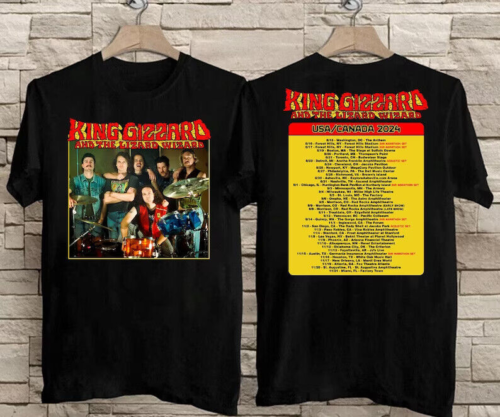 King Gizzard The Lizard Wizard World Tour 2024 T-Shirt
