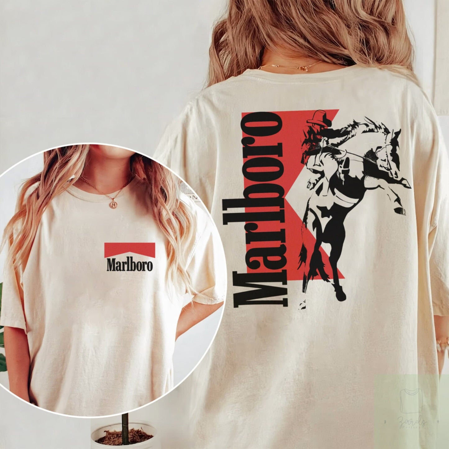 Vintage Marlboro Cowboy Wild West Shirt, Cowboy Killer Shirt, Boho Shirt