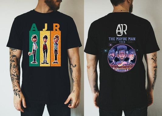 AJR The Maybe Man Tour 2024 T-Shirt, AJR Band Fan Shirt, Ajr Members Chibi