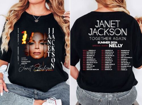 Janet Jackson 2024 Tour Together Again Summer 2024 T Shirt