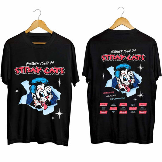 Stray Cats 2024 Summer Tour Shirt