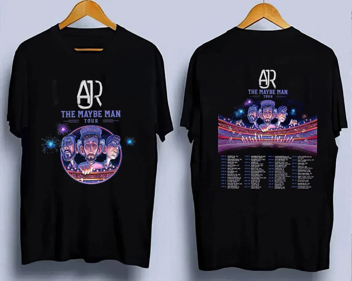 AJR The Maybe Man Tour 2024 Tour 2 sides Shirt
