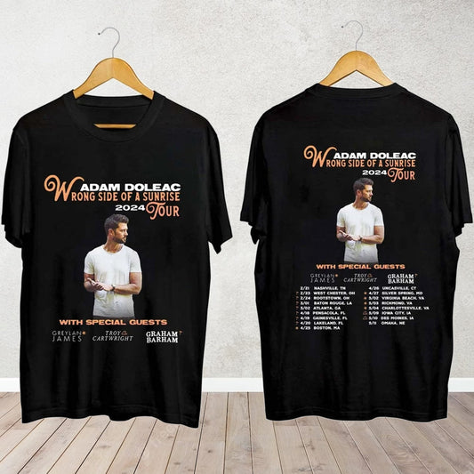 Adam Doleac The Wrong Side of a Sunrise Tour 2024 Shirt