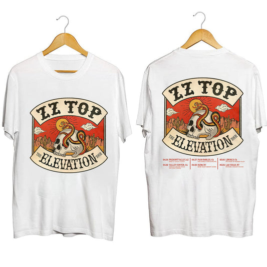 ZZ Top The Elevation Tour 2024 Shirt, ZZ Top Band Fan Shirt