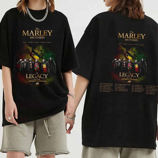 The Marley Brothers 2024 Tour Shirt, The Marley Brothers Legacy Tour 2024 Shirt