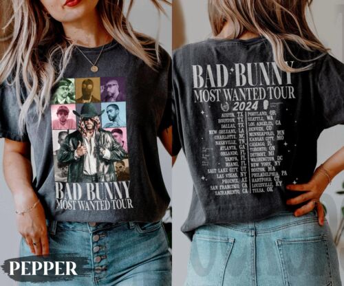 Bad Bunny Most Wanted ERA Tour 2024 Shirt