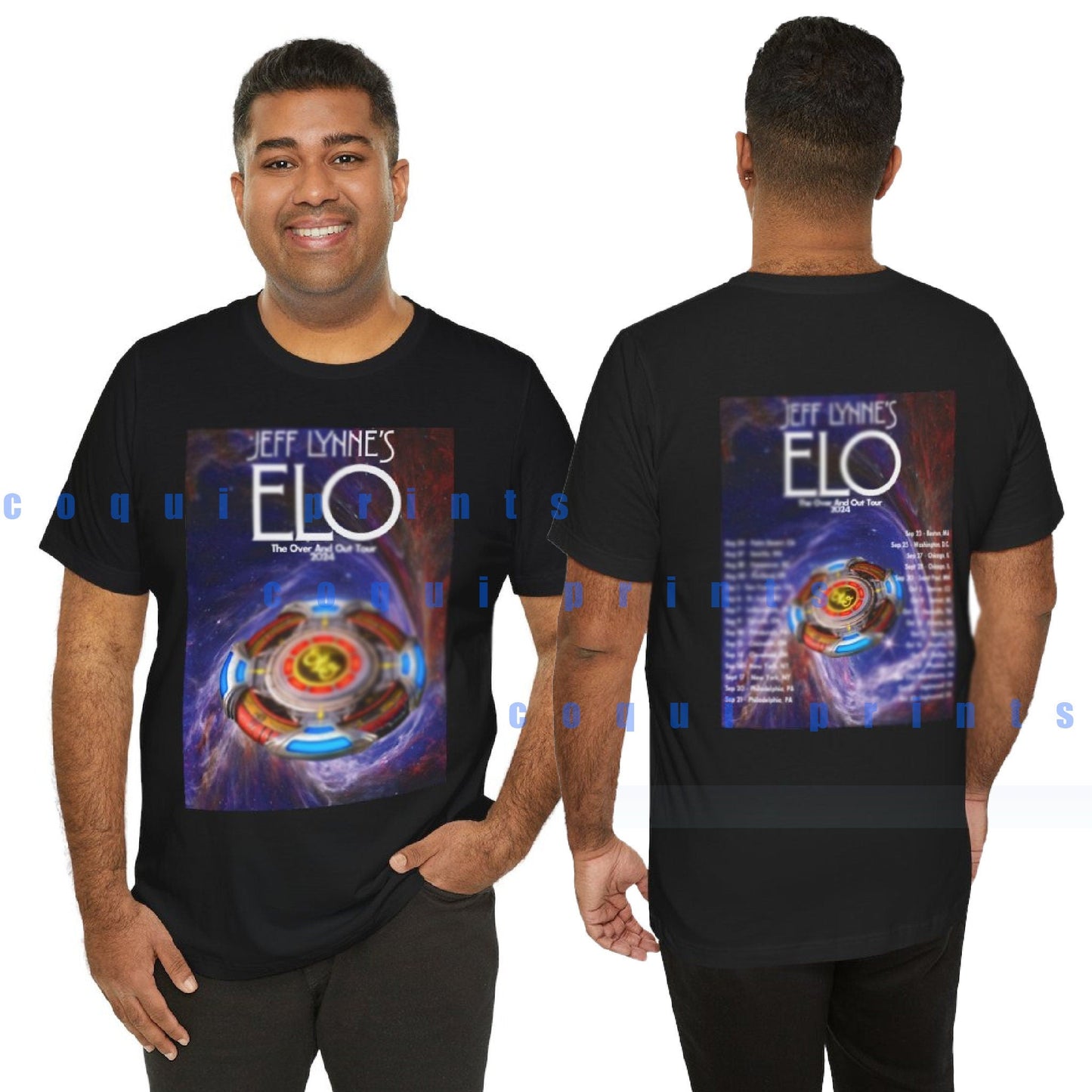 Jeff Lynne's ELO Over and Out Final Tour 2024 Shirt