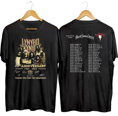 Lynyrd Skynyrd ZZ Top Tour 2024 T-Shirt