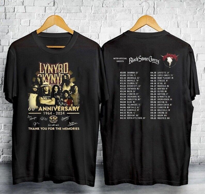 Lynyrd Skynyrd ZZ Top Tour 2024 Unisex T-Shirt