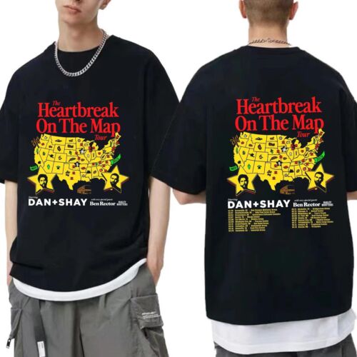 Dan And Shay Tour Heartbreak On The Map 2024 Shirt, Dan and Shay Band Fan Shirt
