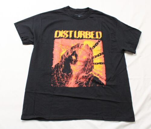 Disturbed Men's Short Sleeve Chains 2024 Tour Cities T-Shirt