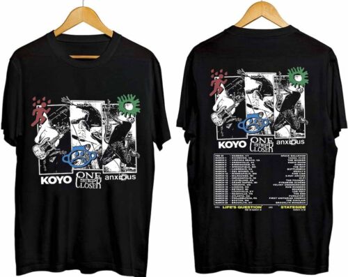 Anxious, Koyo, One Step Fan, Anxious, Koyo, One Step 2024 Concert T-Shirt