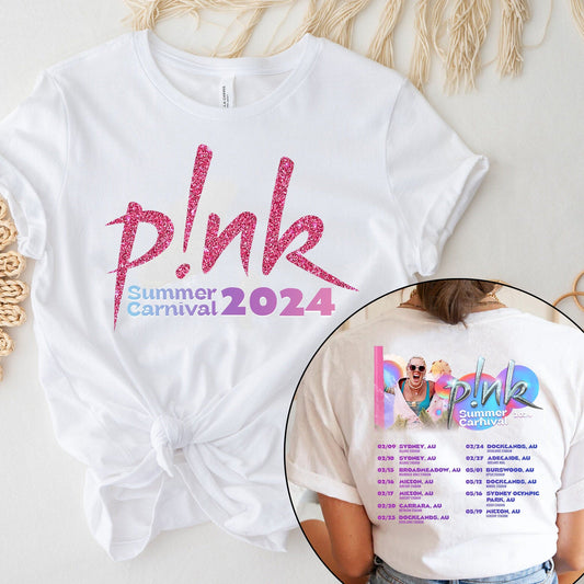 Pink Summer Tour 2024 tshirt