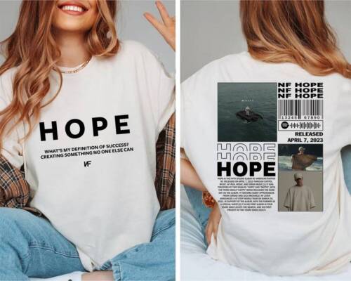 Vintage NF Rapper T-Shirt, Hope Album Shirt, NF Hope Shirt, NF Tour Shirt
