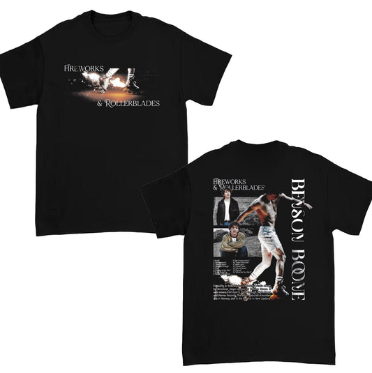 Benson Boone Fireworks and Rollerblades 2024 World Tour Shirt