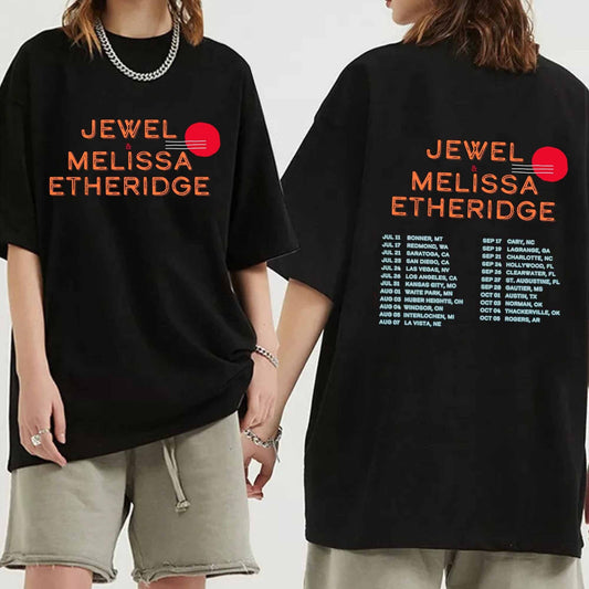 Jewel And Melissa Etheridge 2024 Tour Shirt, Melissa Etheridge 2024 Concert Shirt